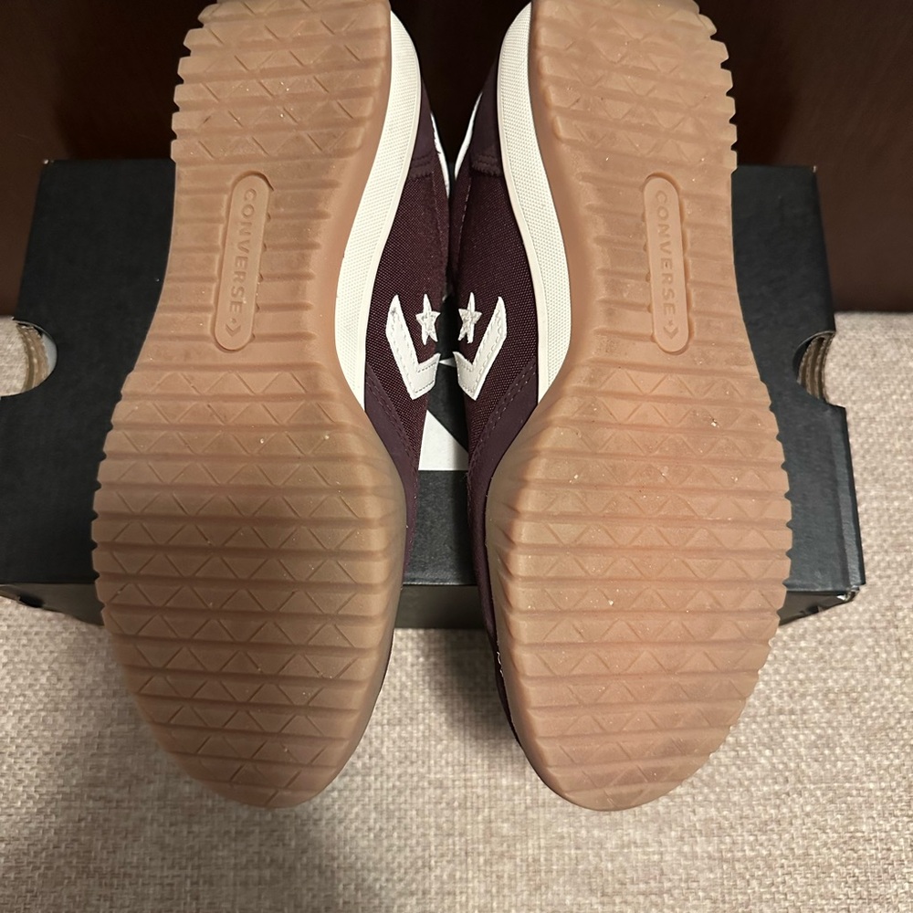 Converse Women's Burgundy Athletic Shoes - Picture 6 of 6